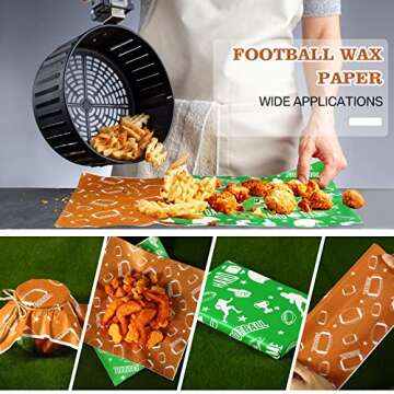 Football Party Trays 100 Pcs Perfect for Game Day Celebrations