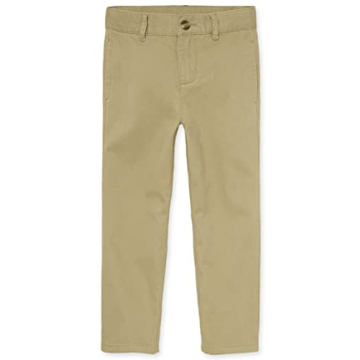 The Children's Place Boys Stretch Chino Pants in Flax, Size 6