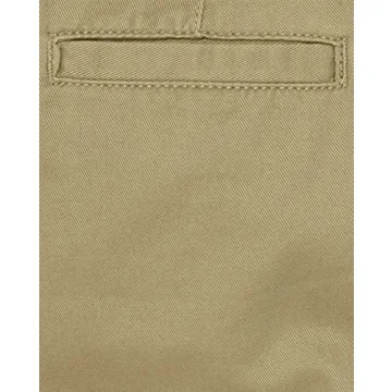 Boys Stretch Chino Pants - Flax Color, Size 6