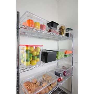 Excellante Full Size 4-Inch Deep Polycarbonate Food Pan