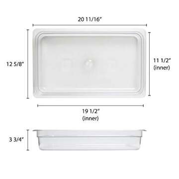 Durable Polycarbonate Food Pan for All Food Storage Needs