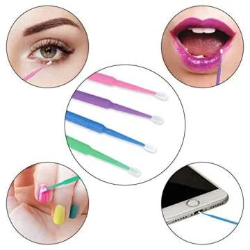 tifanso 400PCS Micro Cotton Swabs for Makeup & Crafts