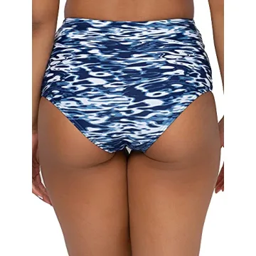 Smart&Sexy High Waisted Bikini Bottom Fluid Fantasy Print