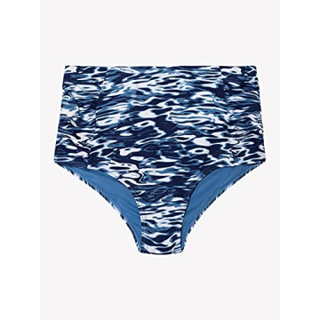 Smart&Sexy High Waisted Bikini Bottom Fluid Fantasy Print