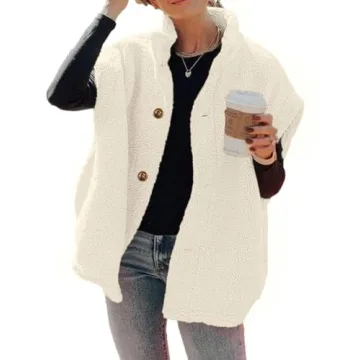Hongqizo Women Cozy Sleeveless Fleece Vest with Pockets - Stylish and Comfortable Outerwear