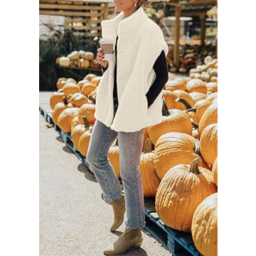 Cozy Sherpa Fleece Vest for Stylish Winter Look