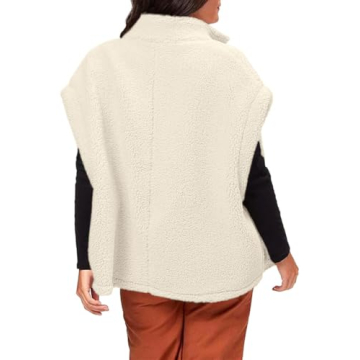 Cozy Sherpa Fleece Vest for Stylish Winter Look