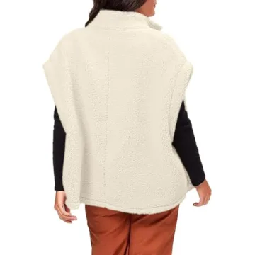 Cozy Sherpa Fleece Vest for Stylish Winter Look