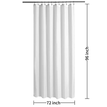 ALYVIA SPRING Extra Long Waterproof Shower Curtain Liner