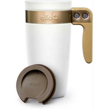 Ello Fulton Ceramic Travel Mug with Slider Lid