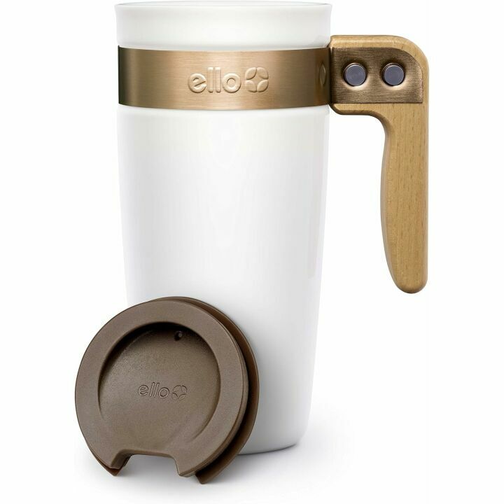 Ello Fulton Ceramic Travel Mug with Slider Lid