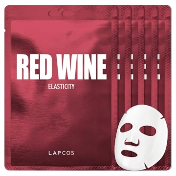 LAPCOS Red Wine Sheet Mask for Radiant Skin