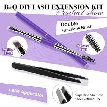Lash Extension Kit 360 Pcs for Beautiful Home Lash Applications