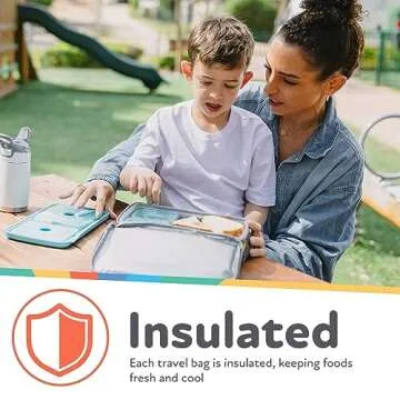 Nuby Lunchbox with Insulated Travel Bag - 3+ Years - Galactic Design