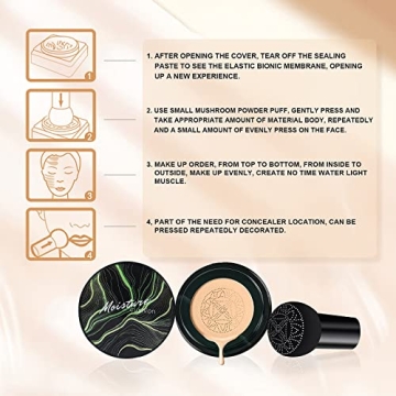 Mushroom Head Air Cushion CC Cream Strong Concealer for Flawless Skin