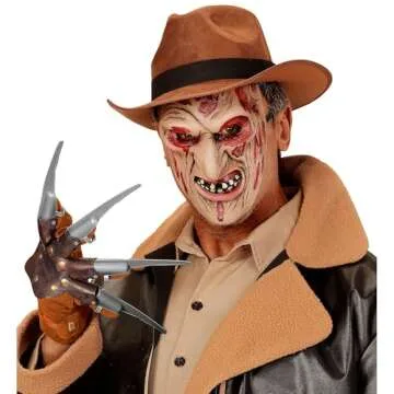 Authentic Rubie's Freddy Krueger Glove for Horror Fans