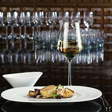 ZWIESEL GLAS Pure Sauvignon Blanc White Wine Glass (Set of 6), Graceful Wine Glasses for White Wine, Dishwasher-Safe Tritan Crystal Glasses, Made in Germany (14 Ounce)