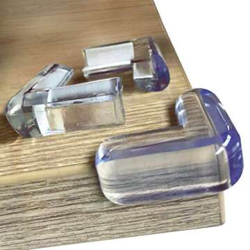 Clear Edge Bumpers for Baby Safety and Furniture Protection