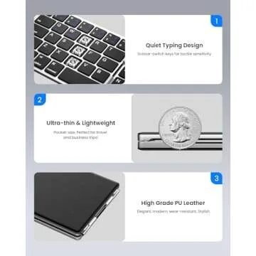 Samsers Foldable Bluetooth Keyboard: Your Portable Office