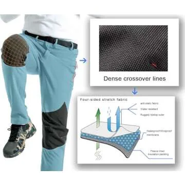 Gash Hao Men’s Waterproof Softshell Skiing Pants