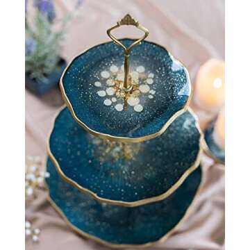 Nicpro 8 Colors Chameleon Mica Powder, Color Shift Mica Powder for Epoxy Resin & Tumbler, Resin Supplies Pigment Powder for Soap Making 0.17 oz/jar