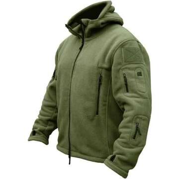 Warm Military Tactical Fleece Hoodie Jacket