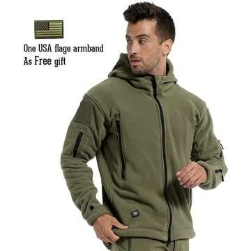 Warm Military Tactical Fleece Hoodie Jacket