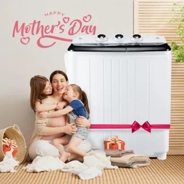 Mini Washing Machine 17.6Lbs Capacity for RVs & Apartments