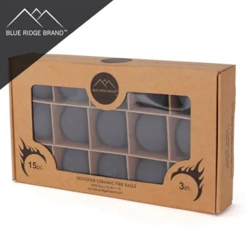 Blue Ridge Ceramic Fire Balls for Modern Fire Pits