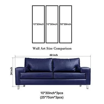 Wieco Art Dancing Girls Modern Large Contemporary 3 Panels 100% Hand Painted Stretched and Framed Ballet Dancers Oil Paintings on Canvas Wall Art Work for Living Room Bedroom Home Decorations