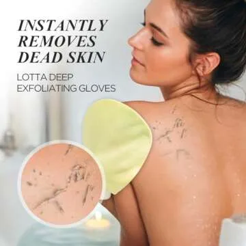 Lotta Exfoliator Gloves for Glowing Skin - 2 Pcs