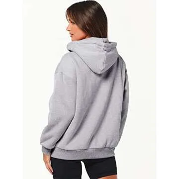 Stylish ANRABESS Zip Up Hoodie for Fall and Winter
