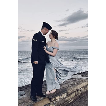 Loyeloy Off Shoulder A-Line Dress for Bridesmaids