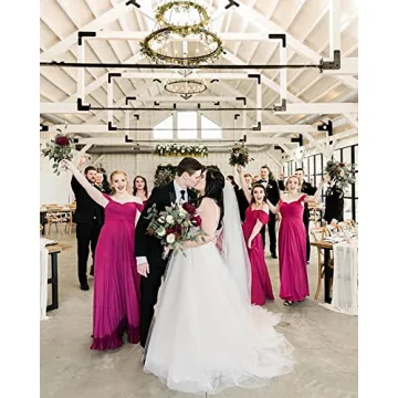 Loyeloy Off Shoulder A-Line Dress for Bridesmaids