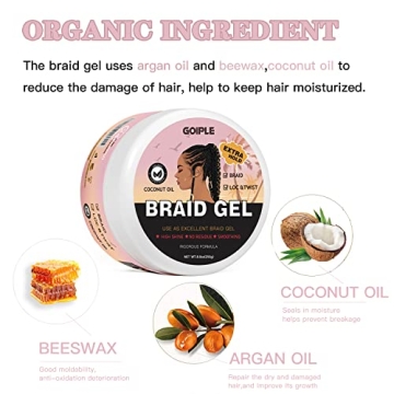 Ultimate Braid Foam, Gel & Hair Oil Set for All Styles