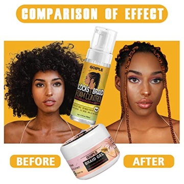 Ultimate Braid Foam, Gel & Hair Oil Set for All Styles