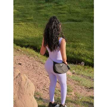 OQQ Women's Ribbed One Piece Jumpsuit for Yoga