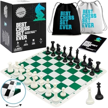 Best Chess Set Ever Modern Design XL 4X Weighted Pieces