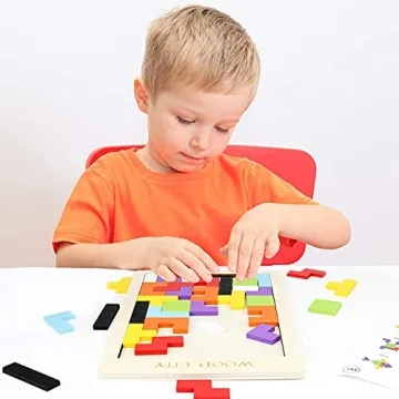 Wooden Puzzle Blocks for Learning Fun and Creativity