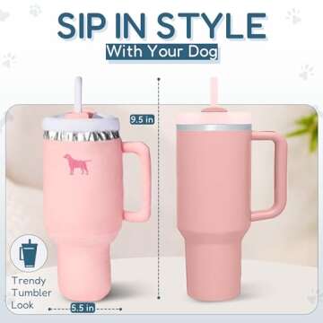 PUPROAR Pup Cup Tumbler - Plush & Funny Dog Toy Gift