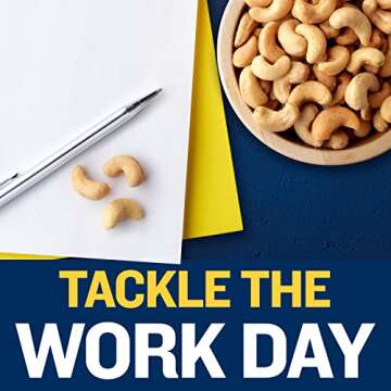 PLANTERS Deluxe Lightly Salted Cashews, Party Snacks, Plant-Based Protein, Quick Snack for Adults, After School Snack, Flavored with Sea Salt, Kosher, 1lb 2.25oz