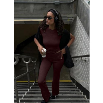 ZFLM Casual Workout Two Piece Outfits - Stylish Comfort for All