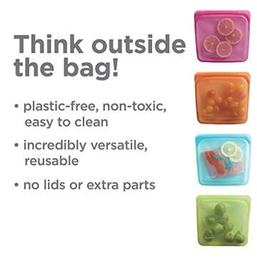 Eco-Friendly Stasher Silicone Reusable Storage Bags