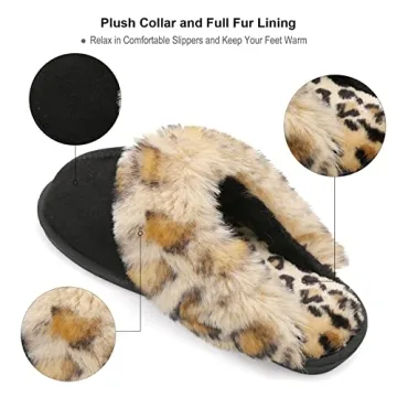 Buy Besroad Women's Faux Fur House Slippers Online