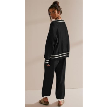 SAUKOLE Women’s Cozy 2 Piece Sweater Set for Stylish Comfort
