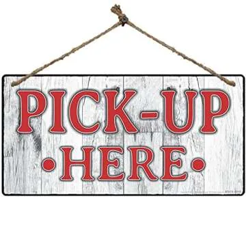 Order Here and Pickup Signs for Easy Installation
