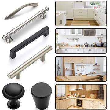 King&Charles Cabinet Hardware Jig, Metal Cabinet Handle Jig with Automatic Center Punch - Cabinet Jig for Handles and Pulls on Drawers/Cabinets, Cabinet Hardware Template Tool Perfect Set.
