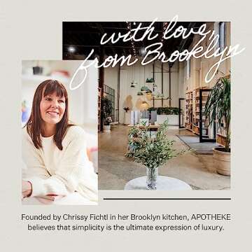 Apotheke Luxury Scented Oil Reed Diffuser for Home (Santal Rock Rose) - Home Fragrance Diffuser Set with Sticks