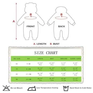 Ohrwurm Hooded Puffer Jumpsuit for Baby Boys Girls Long Sleeve Winter Romper Warm Snowsuit Coat Down Jacket 0-6 Months Black