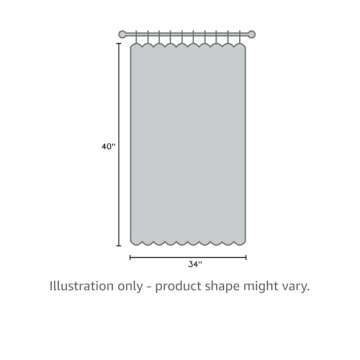 RYB HOME 100% Blackout Tricia Door Curtains, Linen Textured Blend Thermal Insulating Privacy French Door Window Tie Up Shades Sidelight Curtains for Kitchen, W 34 x L 40 inches, Linen, 1 Panel